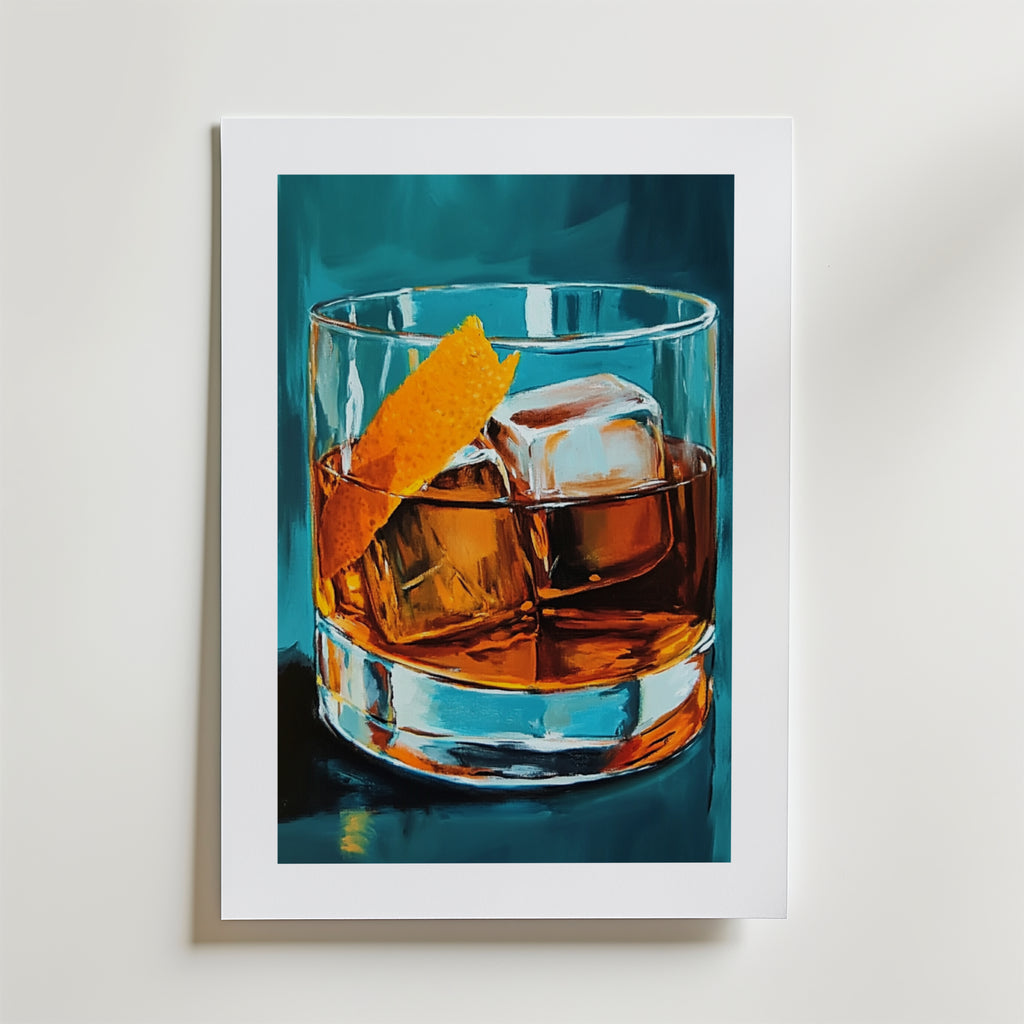 Citrus Infused Sophistication – stilfullt konsttryck från Bozetto, tryckt på matt finpapper