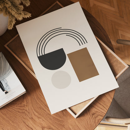 Retro Abstract Arch Poster