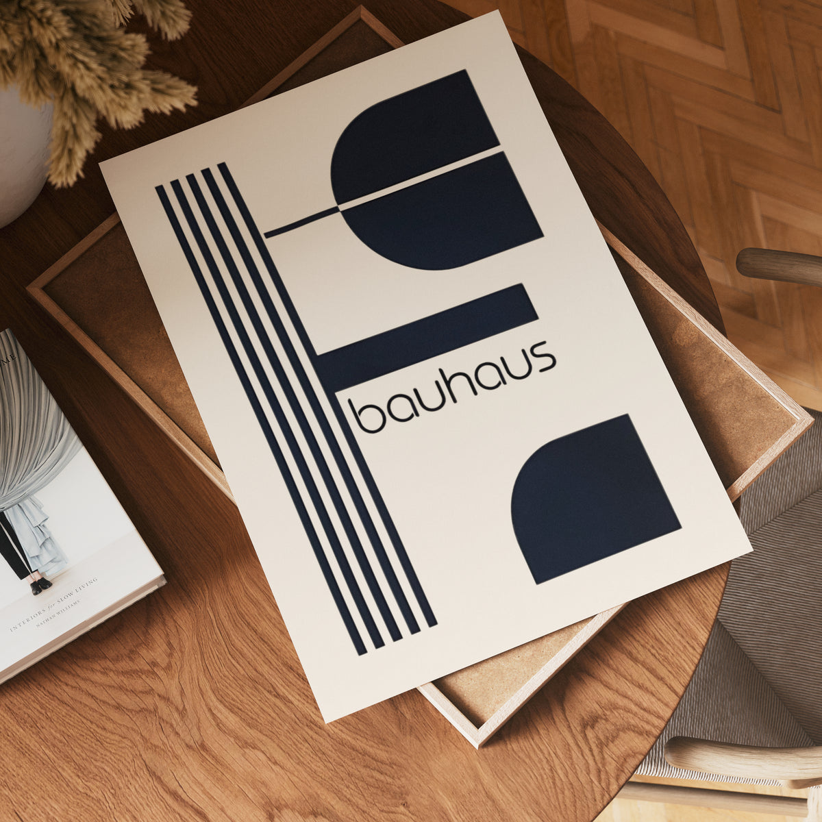 Bauhaus Geometry No.2 – affisch med snyggt motiv, köp enkelt hos Bozetto i flera storlekar