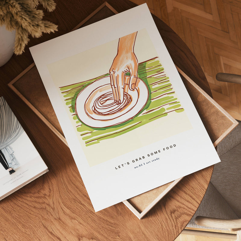 Let’s Grab Some Food Poster