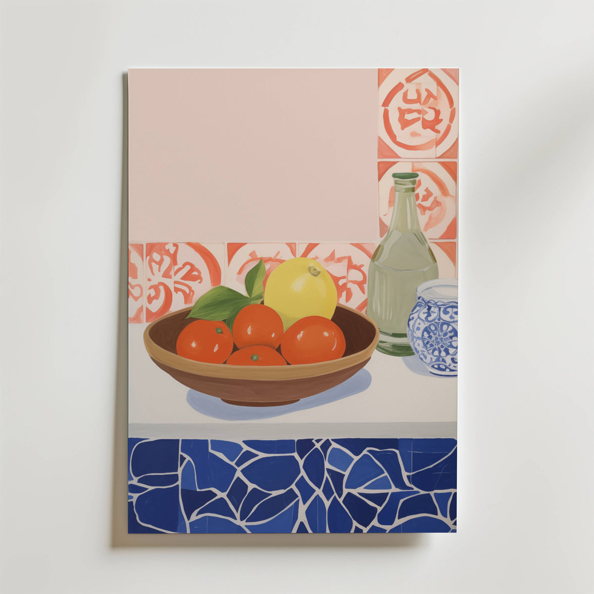 Mediterranean Kitchen – stilfullt konsttryck från Bozetto, tryckt på matt finpapper