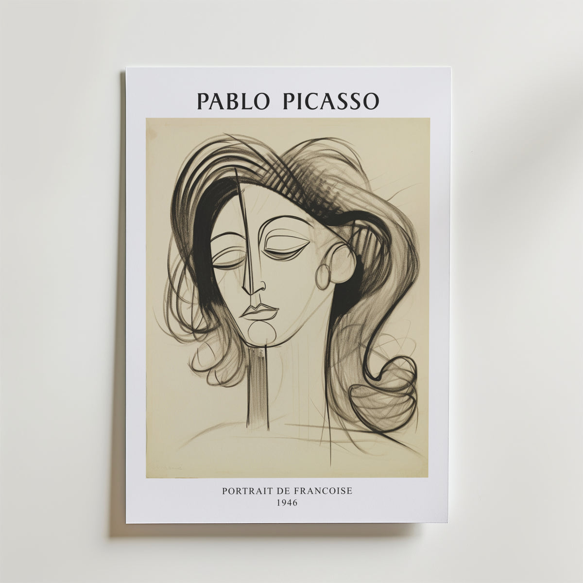 Picasso Serene Elegance – stilfullt konsttryck från Bozetto, tryckt på matt finpapper