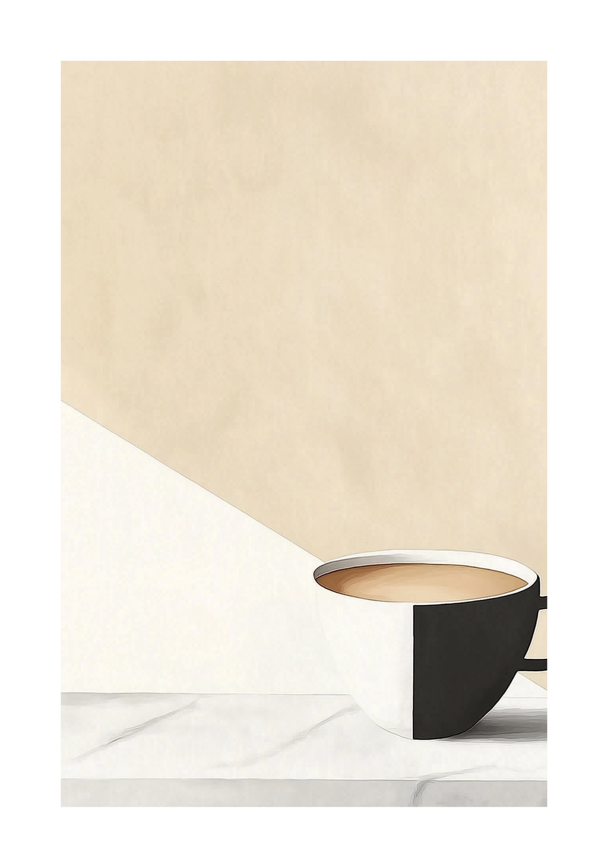 Morning Coffe Harmony – affisch med snyggt motiv, köp enkelt hos Bozetto i flera storlekar