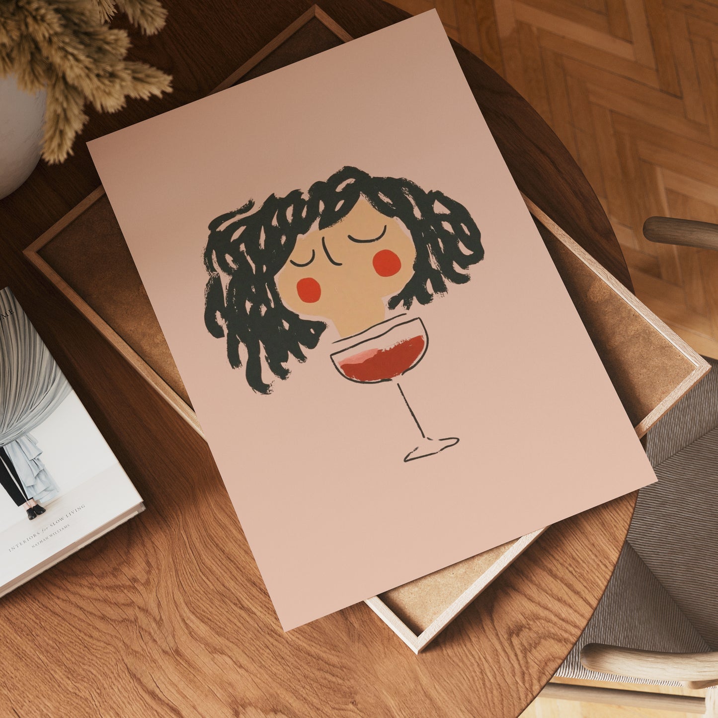 Curly Wine Mood Poster