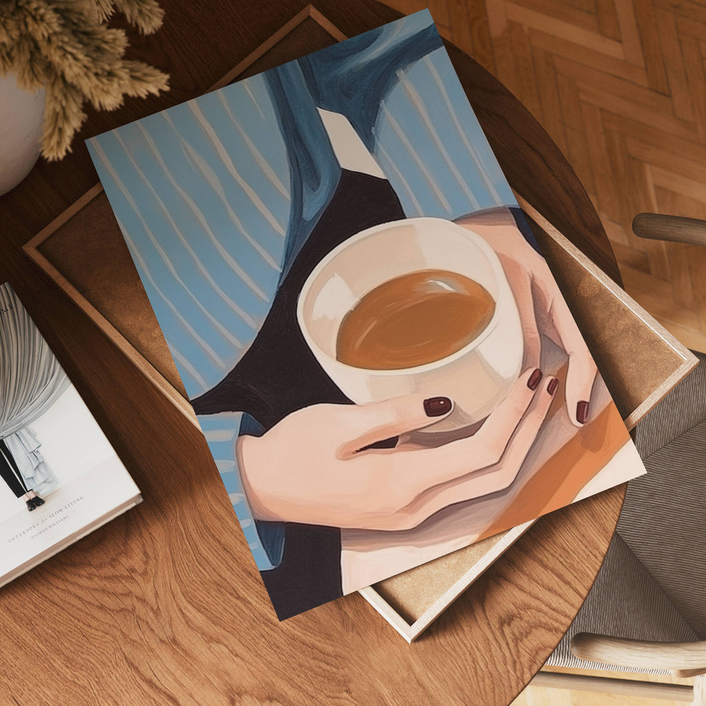 Morning Coffee No. 2 poster visad rakt fram – Bozetto affisch i hög tryckkvalitet