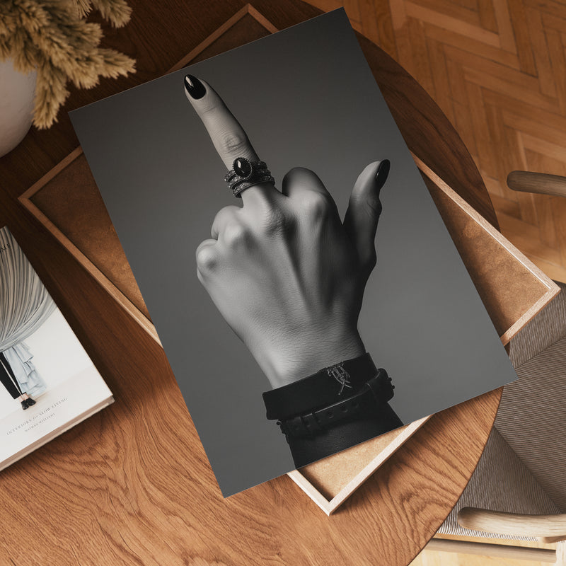 Middle Finger Poster