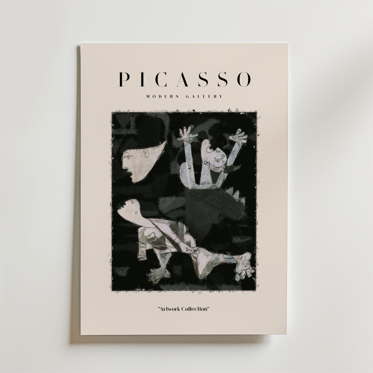 Picasso Emotional Cubism – stilfullt konsttryck från Bozetto, tryckt på matt finpapper