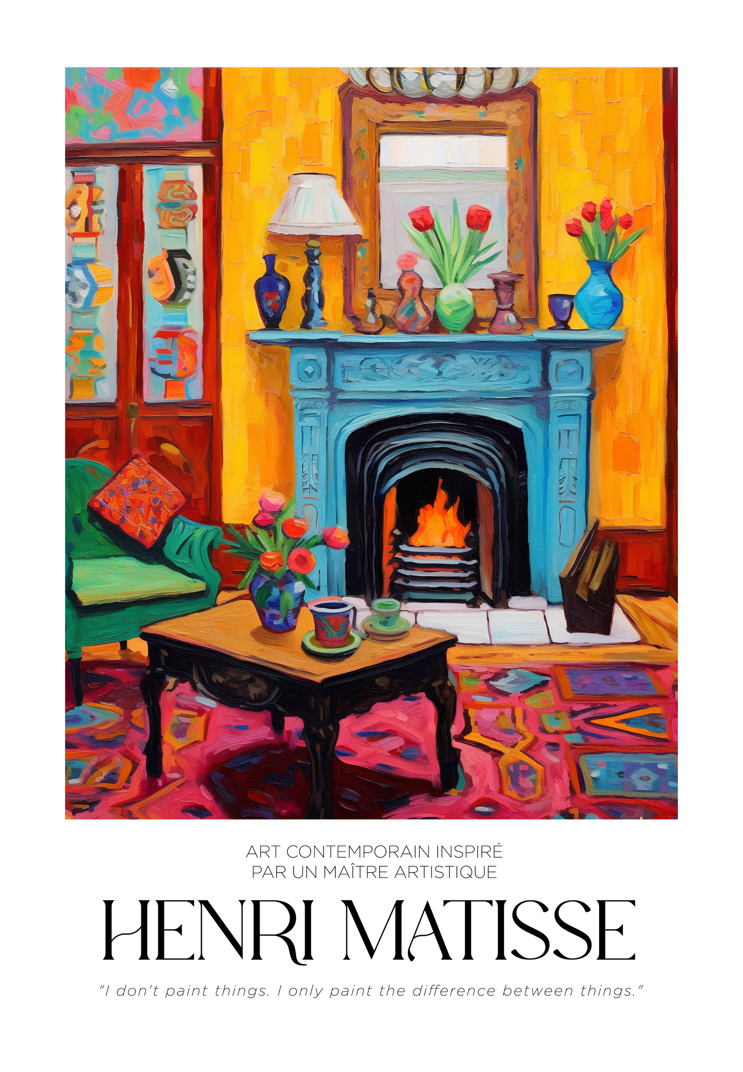 Maison Intérieure Matisse poster