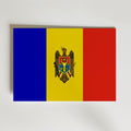 Moldova National Flag Poster – modern konst och stilren konsttryck för hemmet hos Bozetto