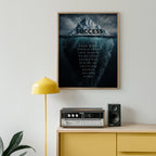 Hidden Iceberg poster i stilrent hem med modern inredning – köp enkelt hos Bozetto