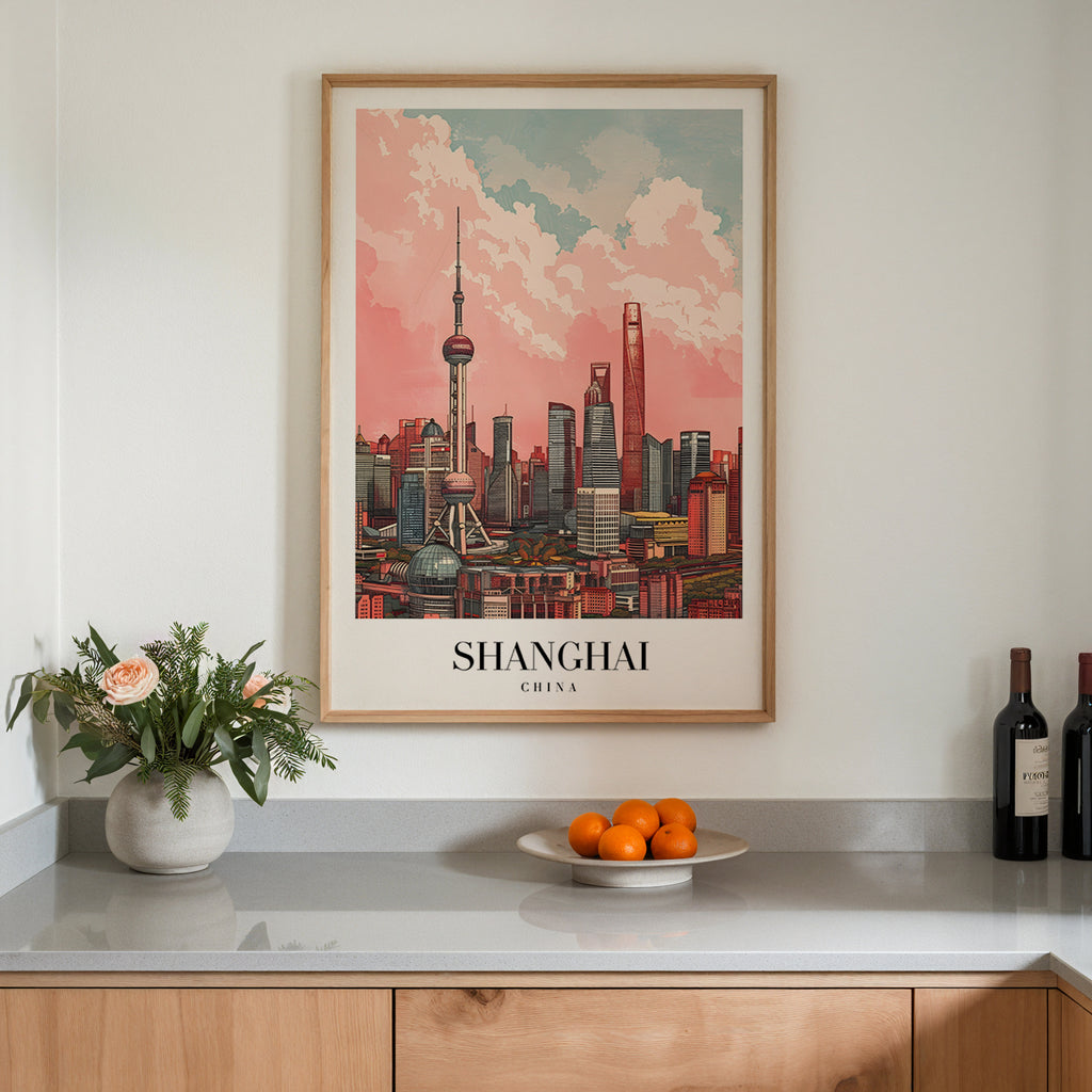 Echoes Of Shanghai – affisch med snyggt motiv, köp enkelt hos Bozetto i flera storlekar