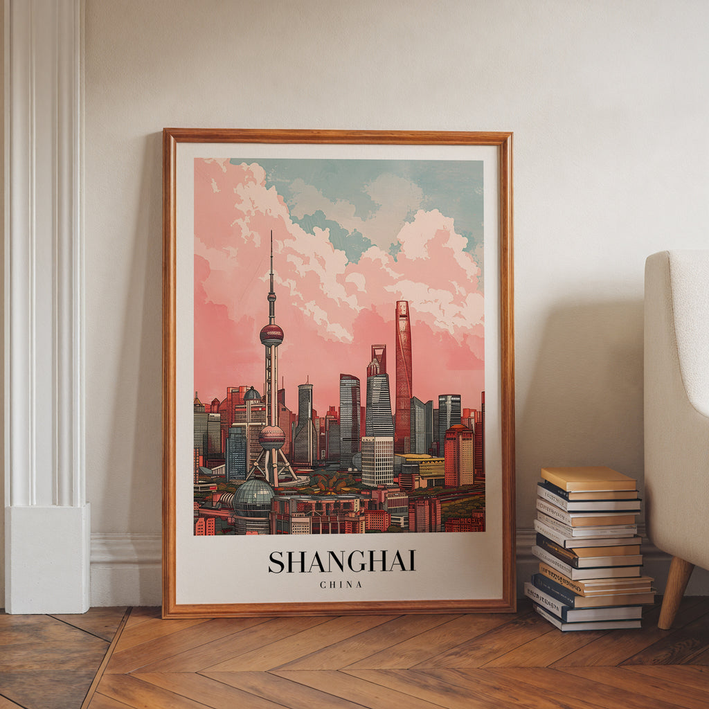 Echoes Of Shanghai poster visad rakt fram – Bozetto affisch i hög tryckkvalitet i hög tryckkvalitet