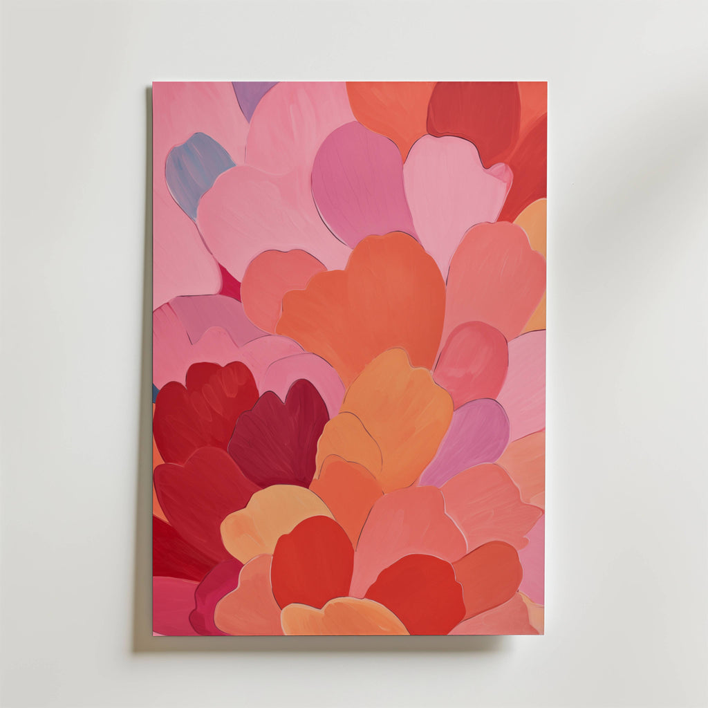 Petals of Dawn – stilfullt konsttryck från Bozetto, tryckt på matt finpapper i hög tryckkvalitet