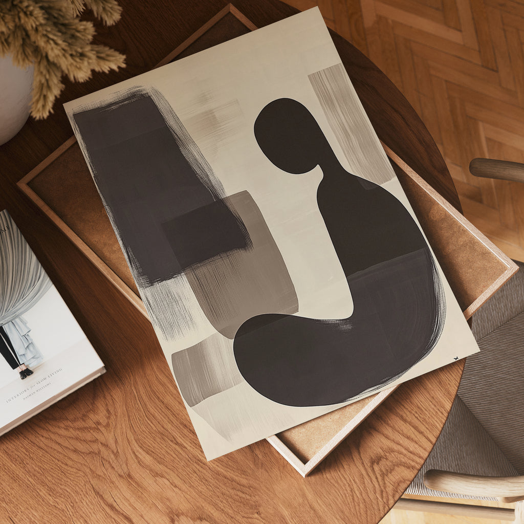 Abstract Solitude – affisch med snyggt motiv, köp enkelt hos Bozetto i flera storlekar