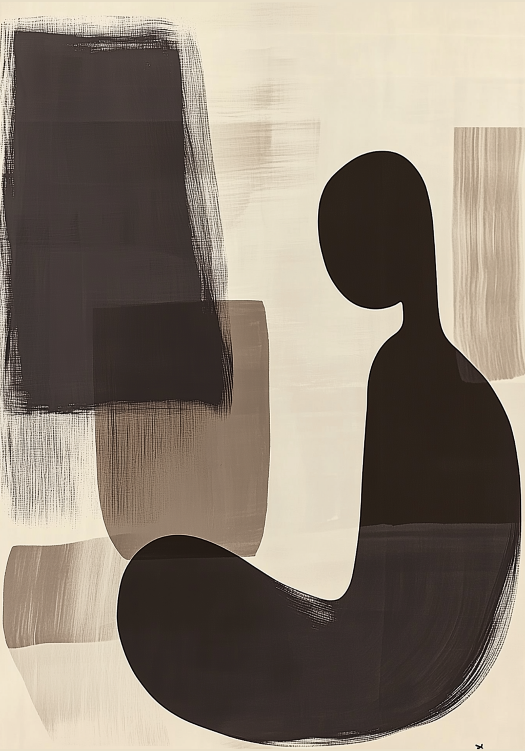 Abstract Solitude – köp enkelt hos Bozetto konsttryck i hög kvalitet i hög kvalitet