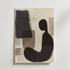 Abstract Solitude – stilfullt konsttryck från Bozetto, tryckt på matt finpapper i hög tryckkvalitet