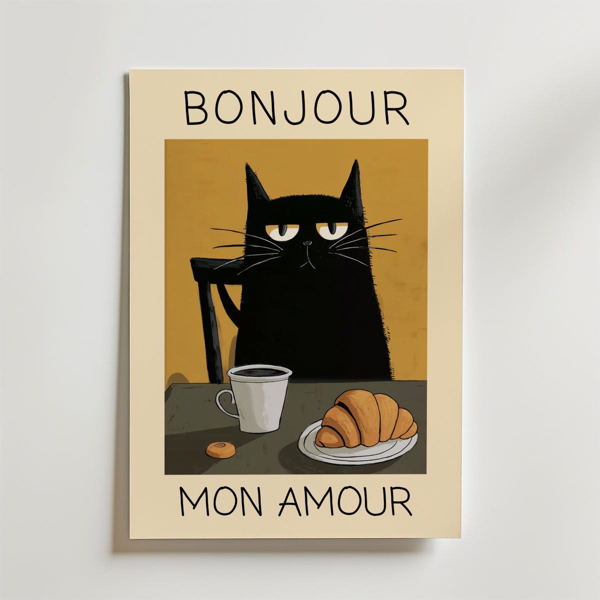 Bundle 3-pack Parisian Cat Trio – kuraterad postercollection som lyfter hemmet hos Bozetto