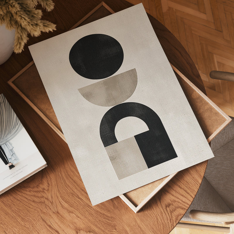 Abstract Geometric Harmony Poster