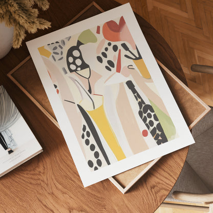 Abstract Dots Poster