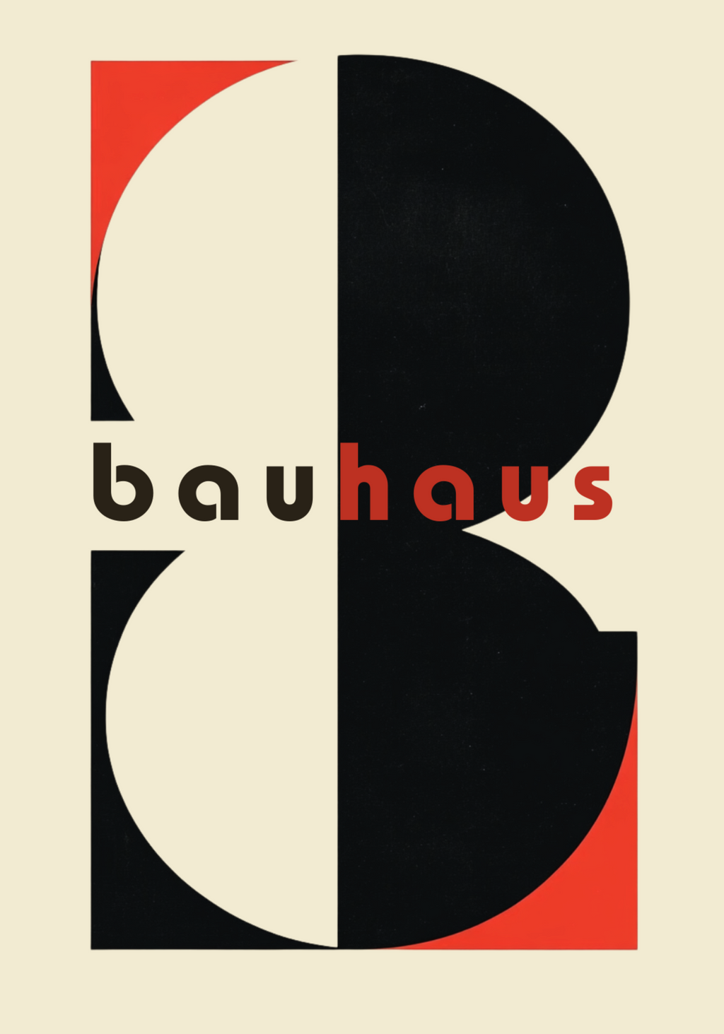 Bauhaus Abstract Typography – köp enkelt hos Bozetto konsttryck i hög kvalitet i hög kvalitet