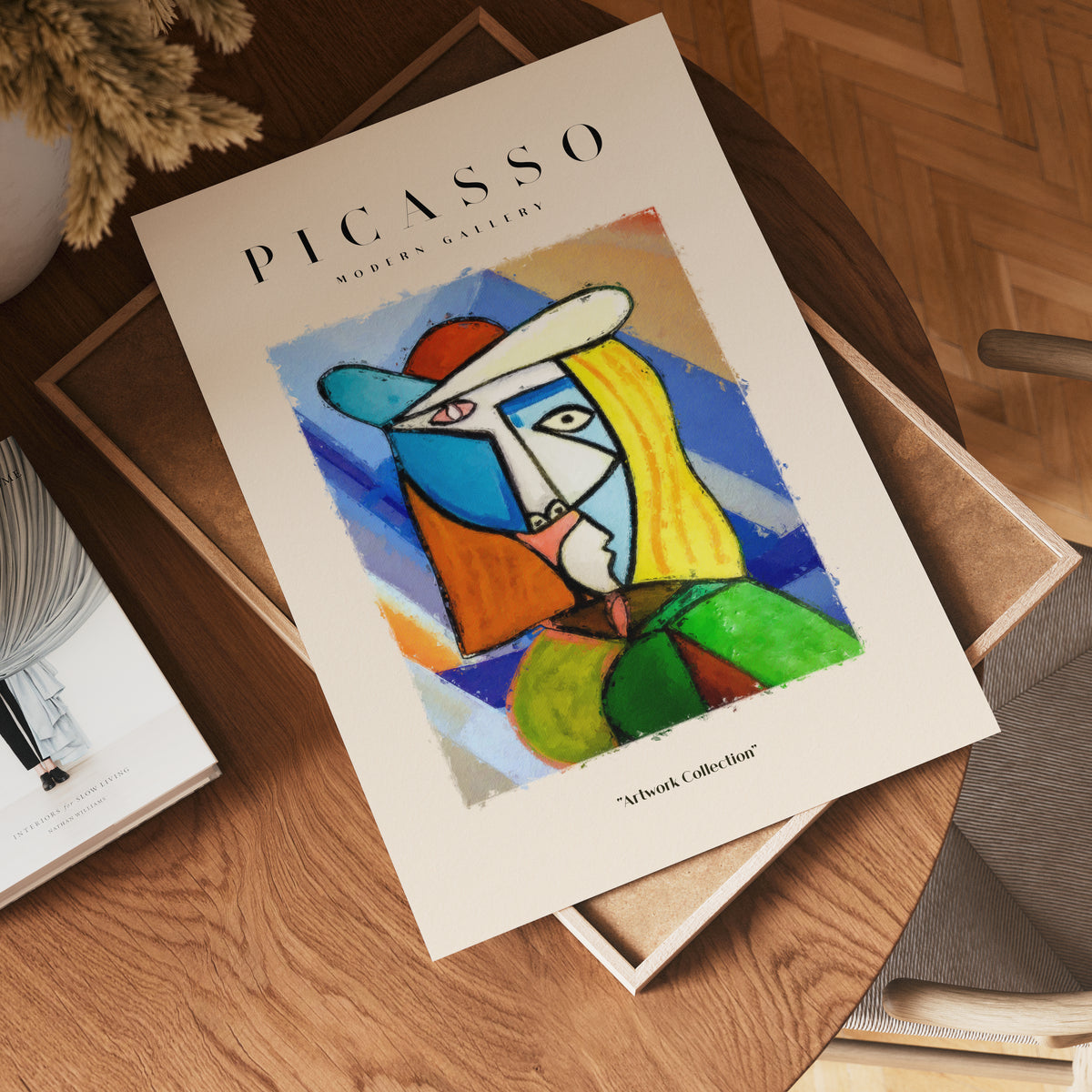 Picasso Abstract Femme – affisch med stilfullt motiv från Bozetto i hög kvalitet