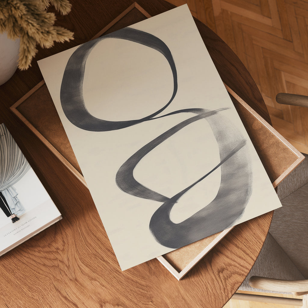 Fluid Curves – affisch med snyggt motiv, köp enkelt hos Bozetto i flera storlekar