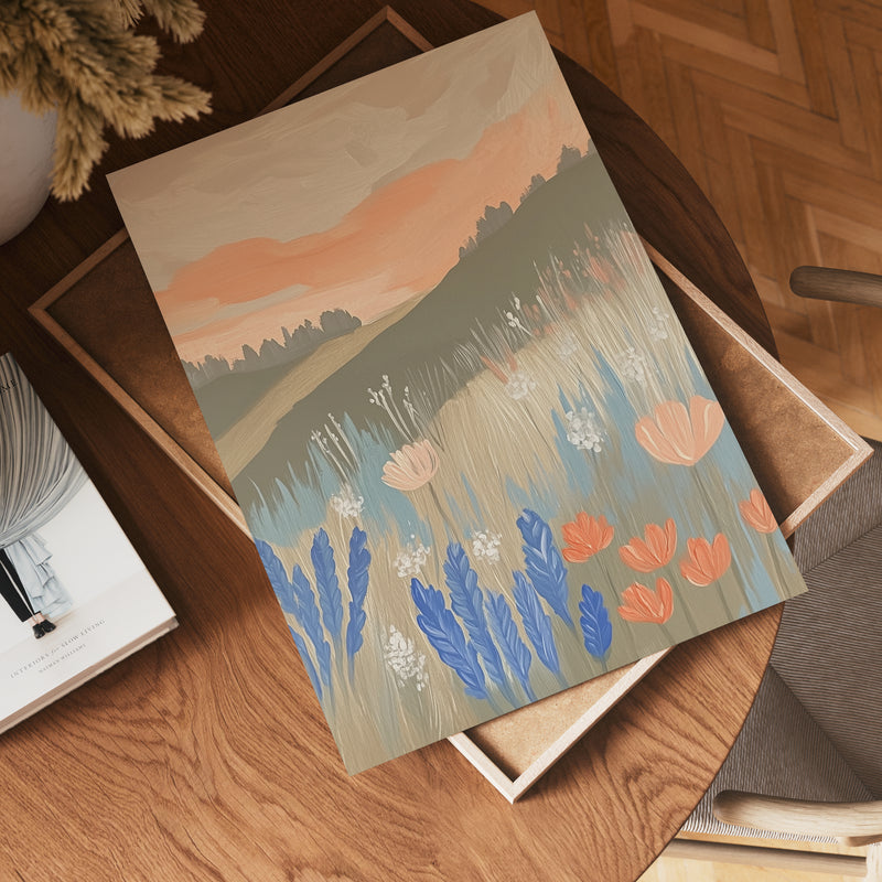 Flower Field Poster