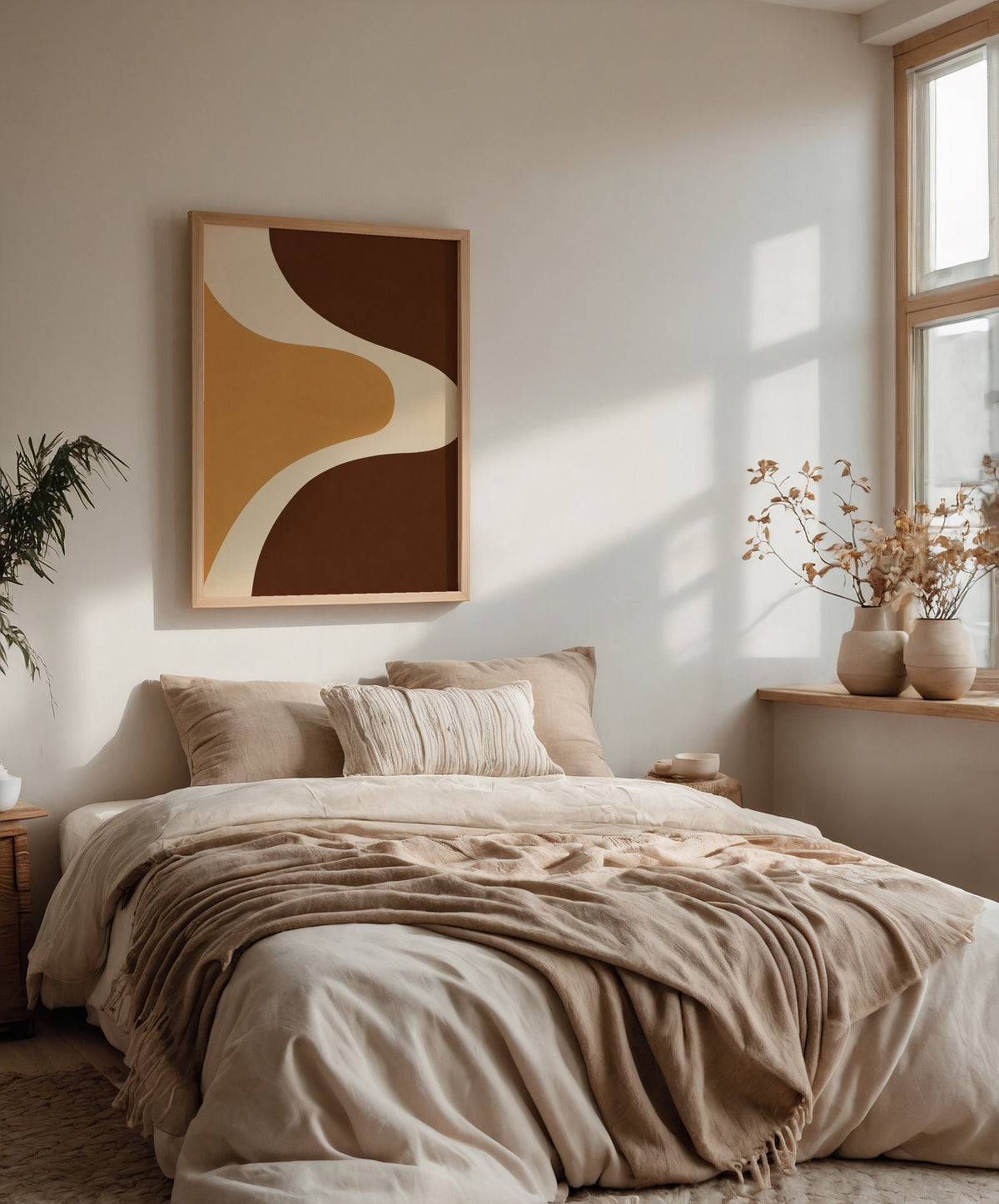Cocoa Bend poster i stilrent hem med modern inredning – köp enkelt hos Bozetto i hög kvalitet
