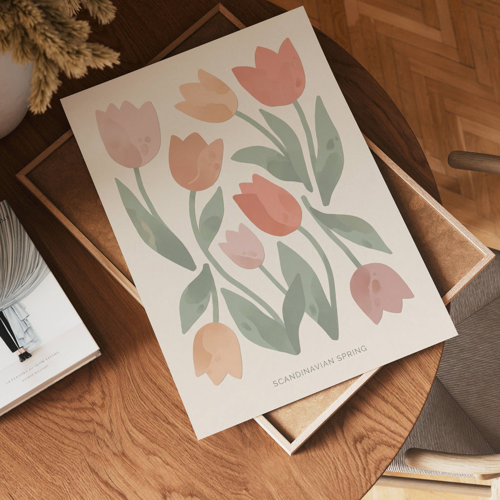Scandinavian Spring Bloom – affisch med stilfullt motiv från Bozetto i hög kvalitet