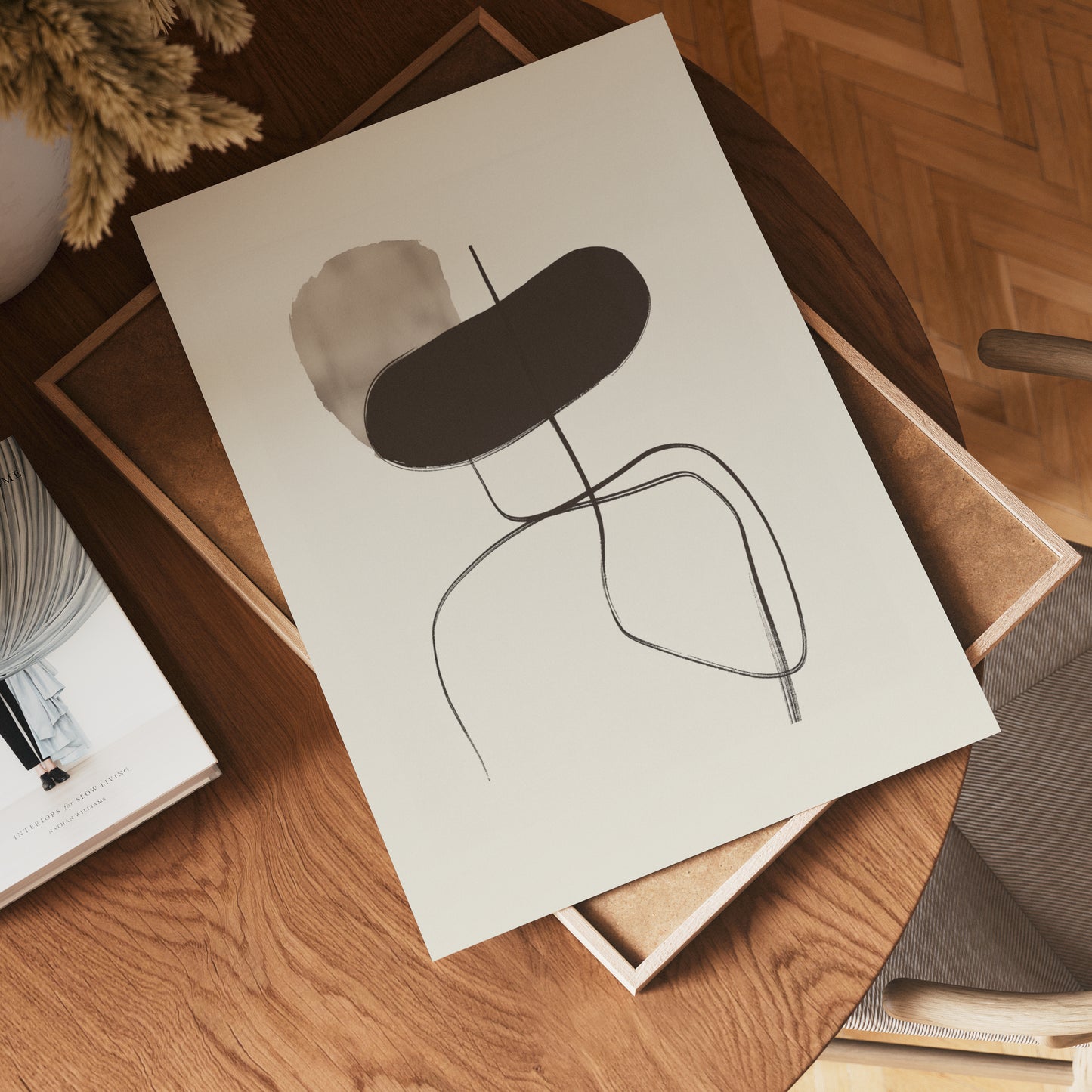 Geometric Silhouette Poster