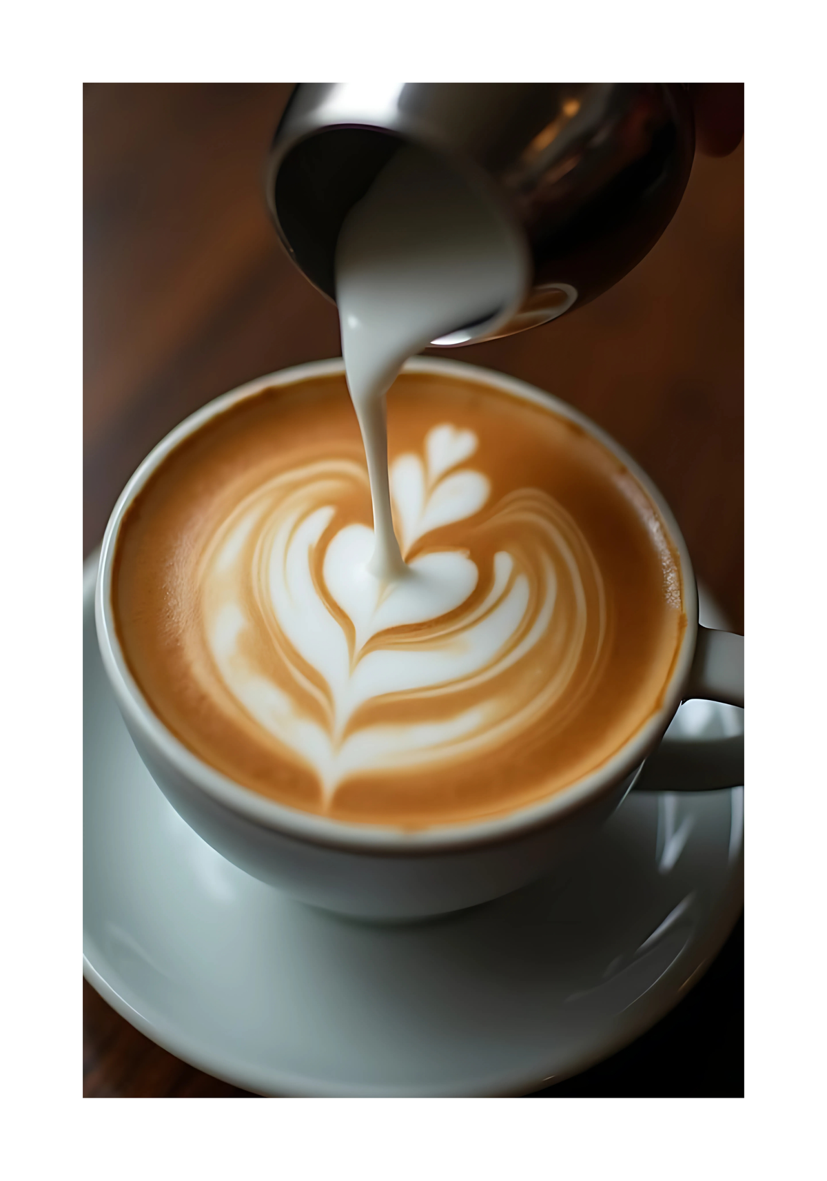 Coffee Latte Love – affisch med snyggt motiv, köp enkelt hos Bozetto i flera storlekar