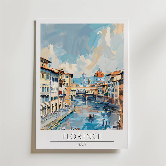 Florence Riverside Poster