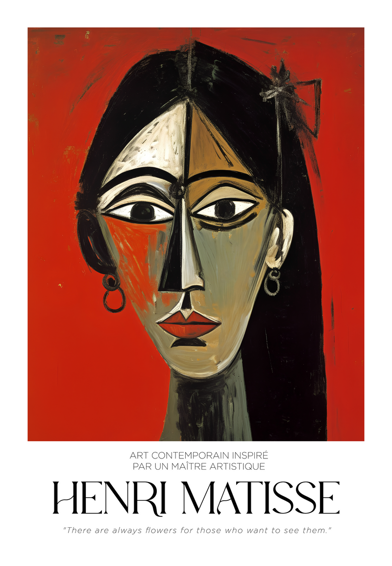 Two Sides of Her Matisse Poster