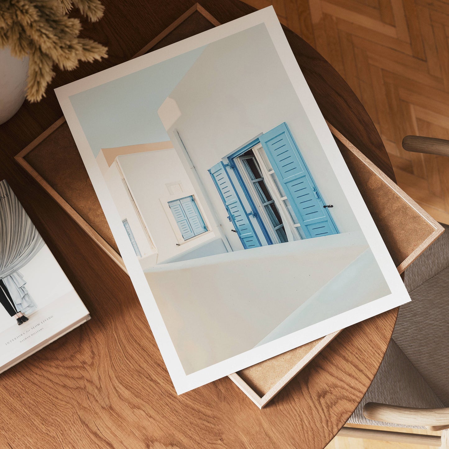 Mediterranean Window Views Poster