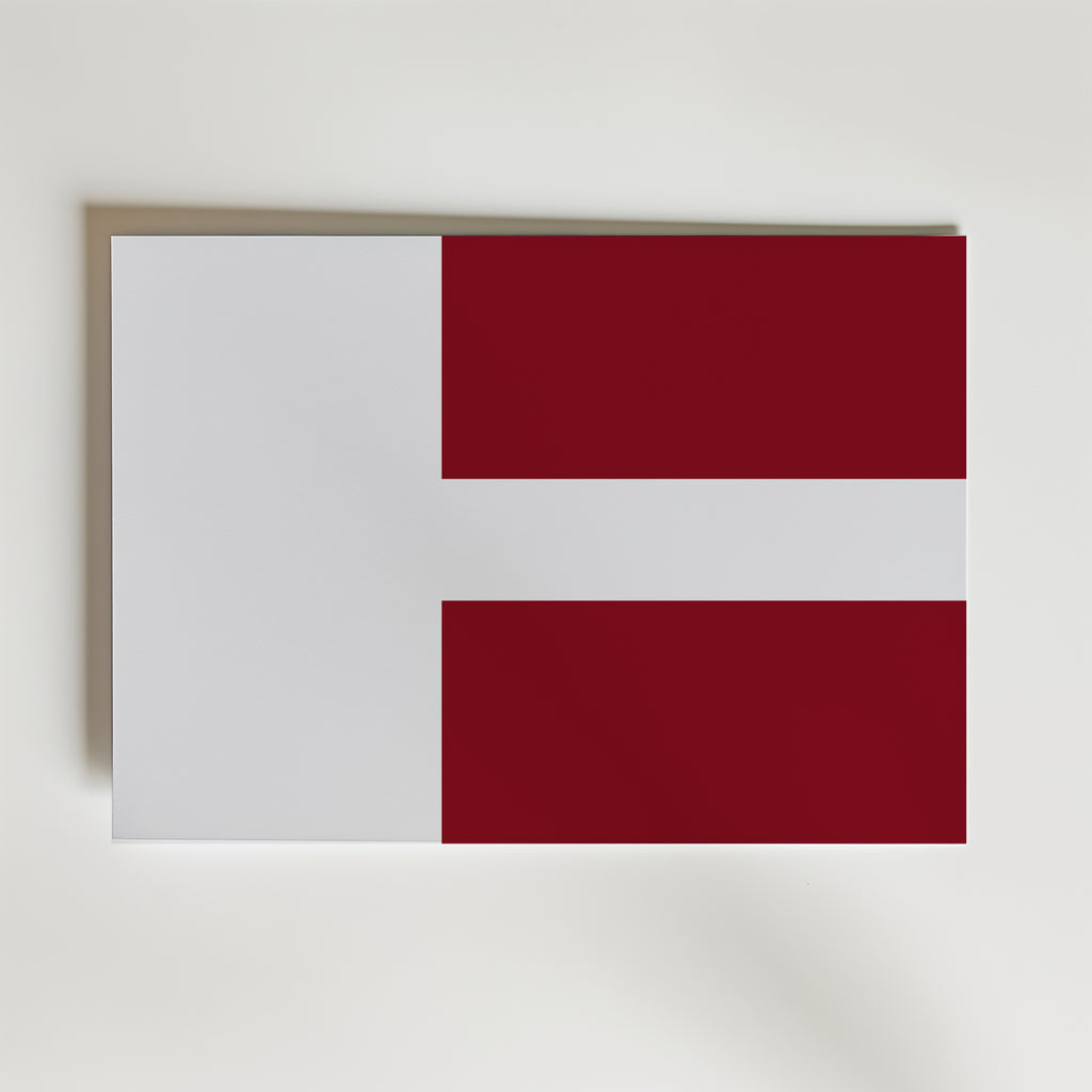 Latvia National Flag Poster – modern konst och stilren konsttryck för hemmet hos Bozetto