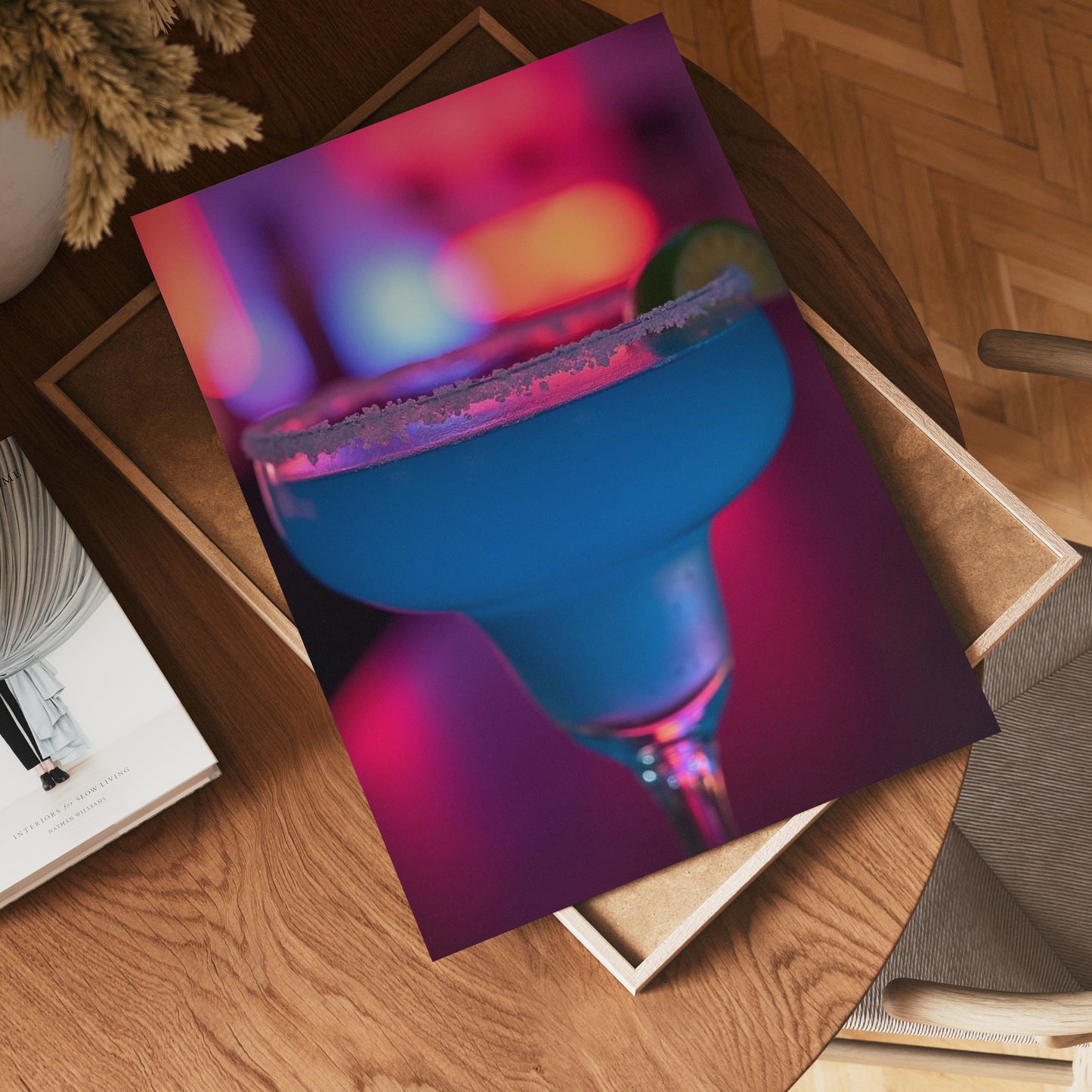 Blue Lagoon Drink Poster