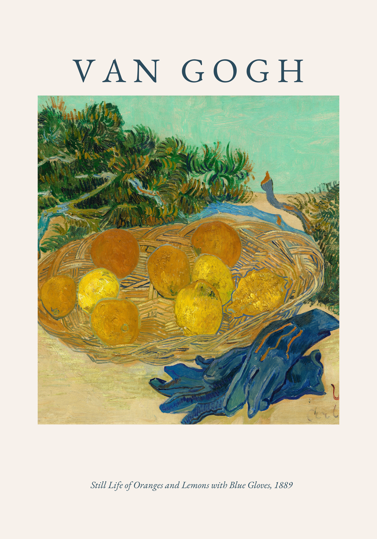 Van Gogh Oranges And Lemons poster visad rakt fram – Bozetto affisch i hög tryckkvalitet