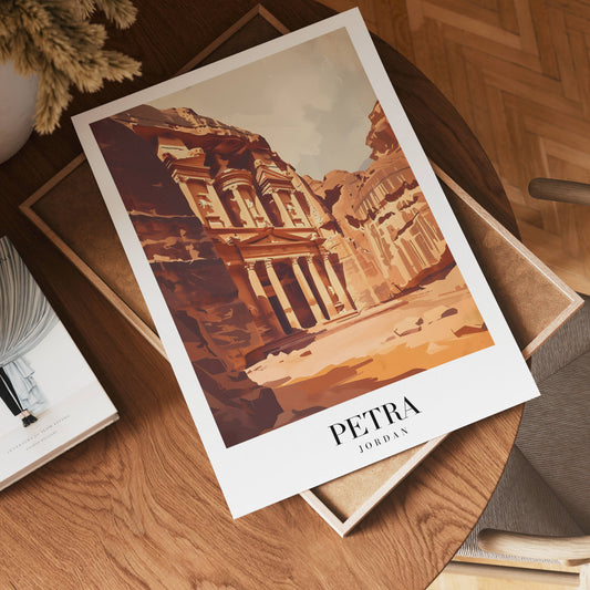 The Petra In Jordan Poster