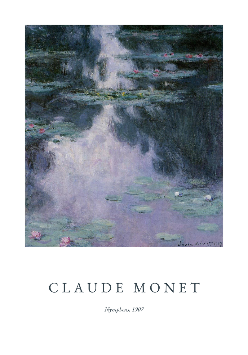 Claude Monet Nympheas Poster