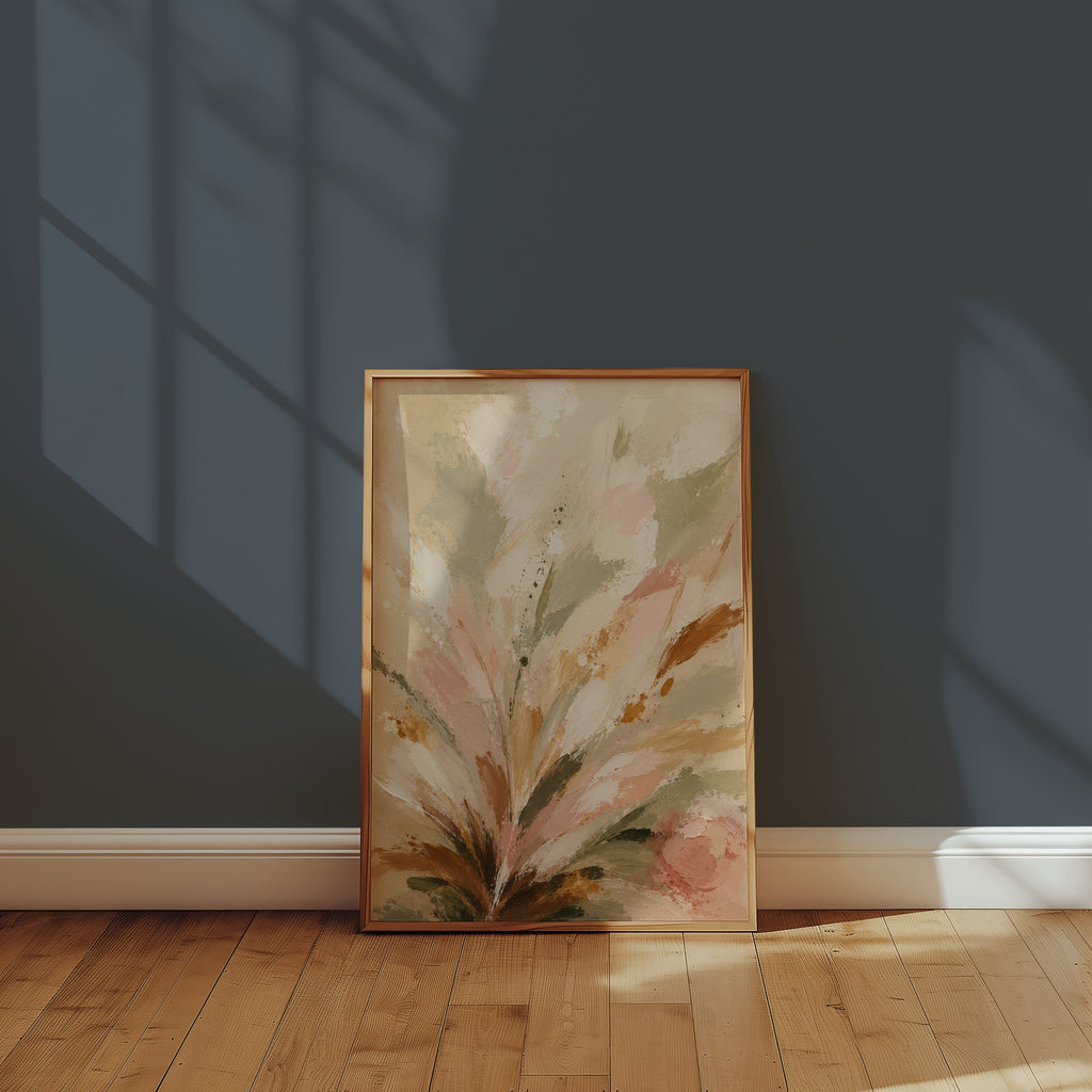 Petal Burst poster i stilrent hem med modern inredning – köp enkelt hos Bozetto i hög kvalitet