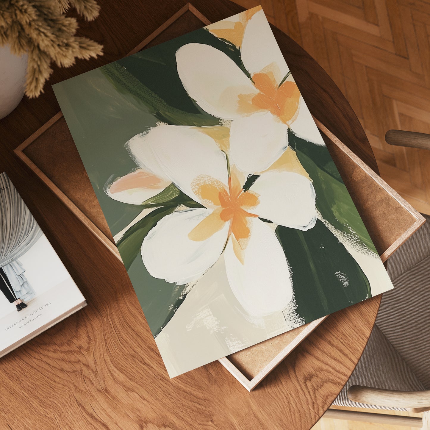 White Rose Bloom Poster