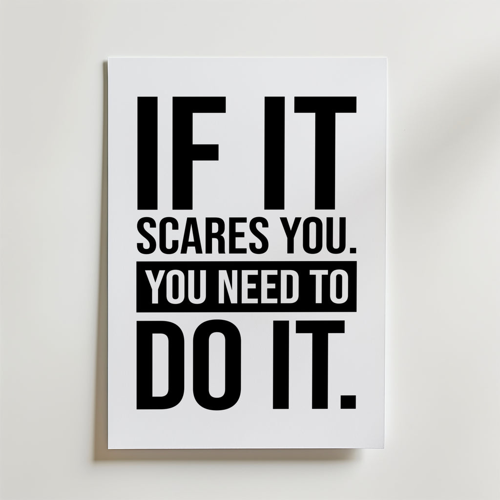 Storleksguide för If It Scares You – välj din favoritstorlek och beställ hos Bozetto