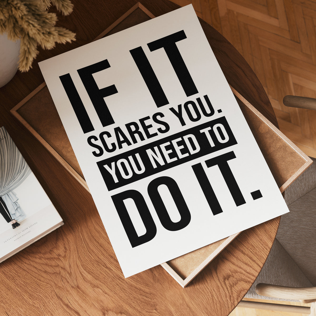 If It Scares You poster i olika storlekar – köp enkelt hos Bozetto i hög kvalitet