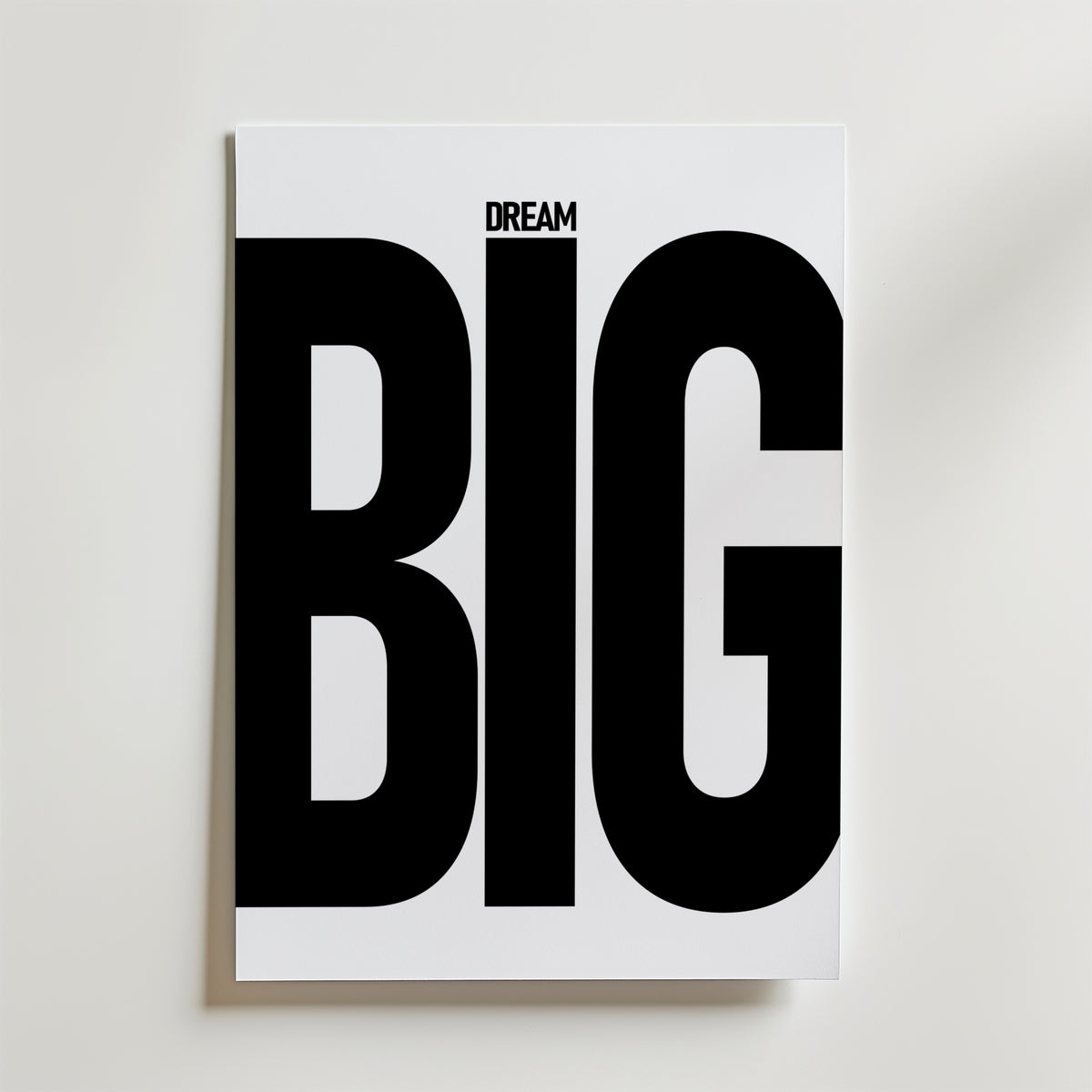 Storleksguide för Dream Big – välj din favoritstorlek och beställ hos Bozetto i hög tryckkvalitet