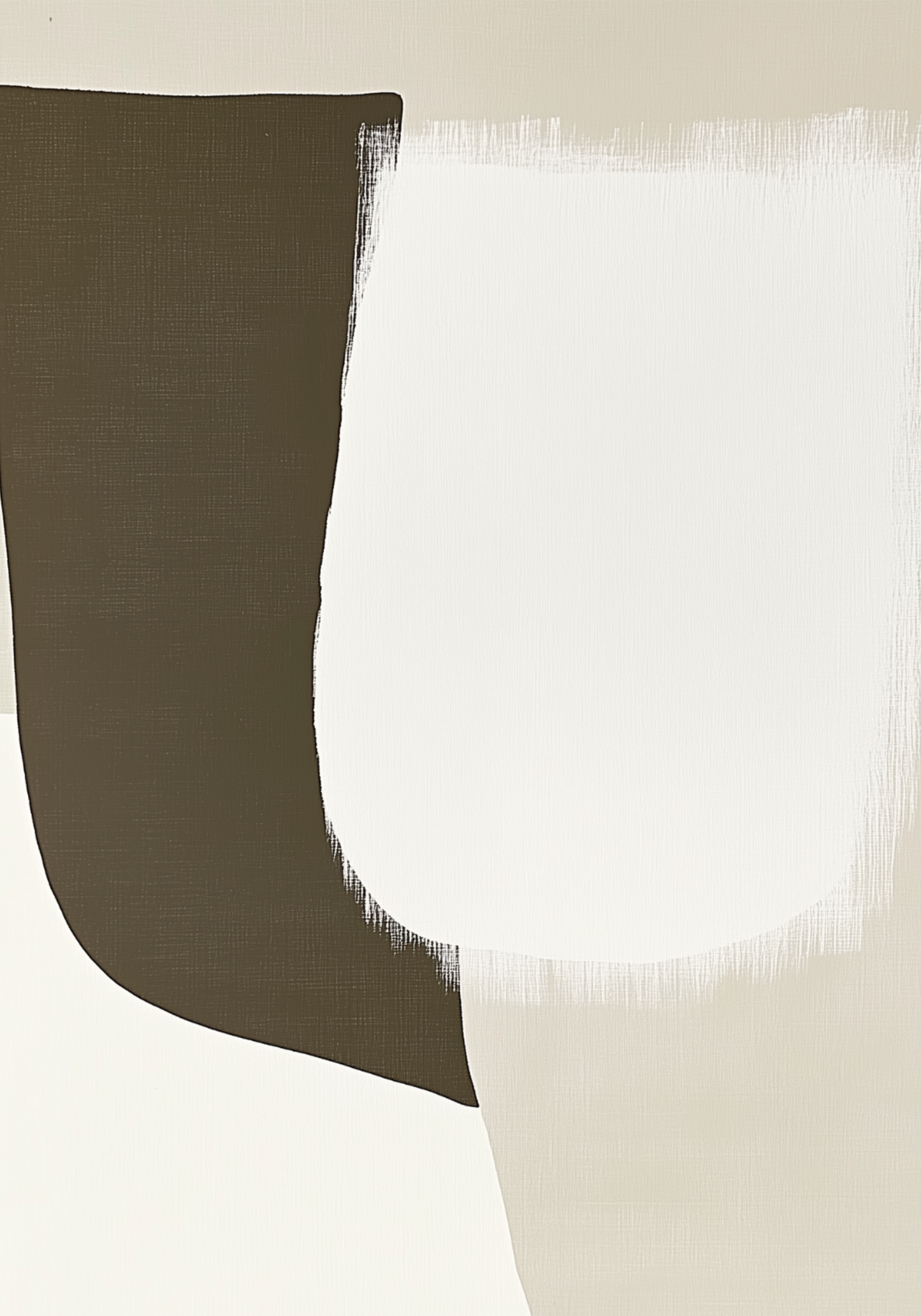 Contrasting Shapes Poster