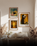 Bundle 3-pack Gustav Klimt Distorted Reality Collection – kuraterad postercollection som lyfter hemmet hos Bozetto