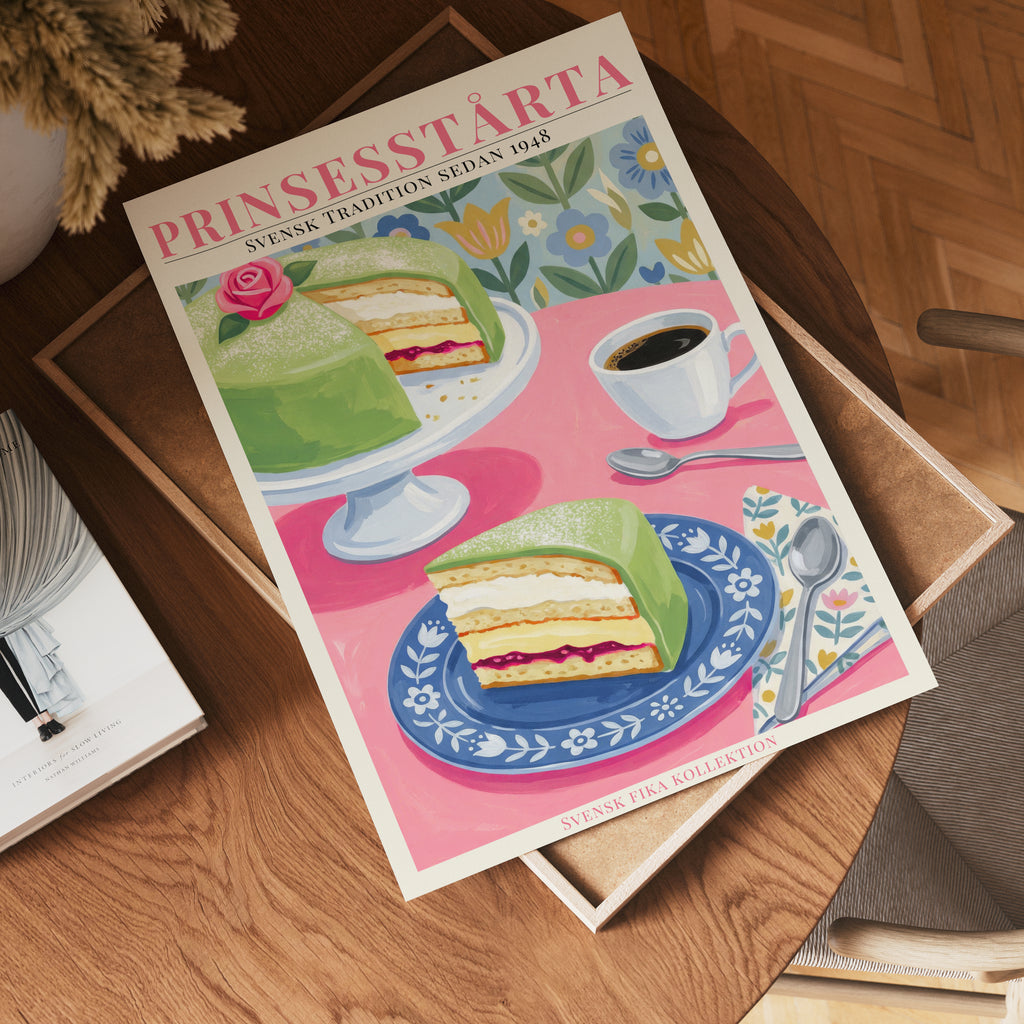 Prinsesstårta – Bozetto poster i hög kvalitet, perfekt för varje rum i hemmet i hög tryckkvalitet