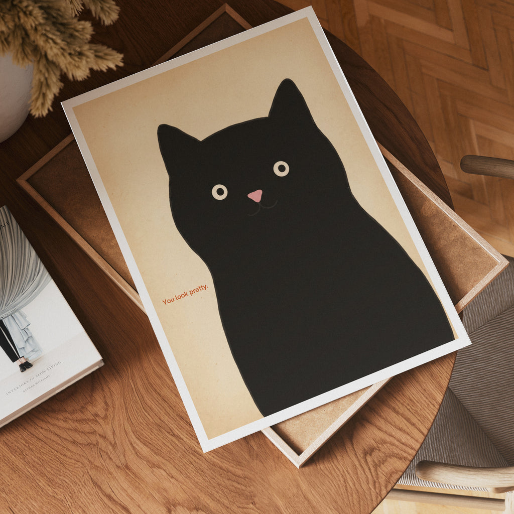 You Look Pretty – affisch med snyggt motiv, köp enkelt hos Bozetto i flera storlekar