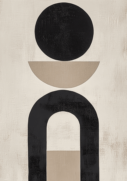 Abstract Shapes No.3 Poster