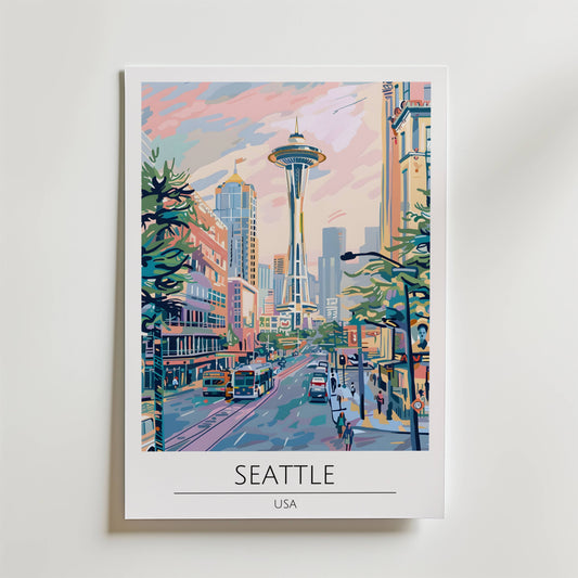 Seattle Space View Poster